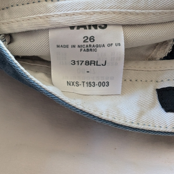 Vans Boys Blue Shorts - size 26 - Picture 5 of 5